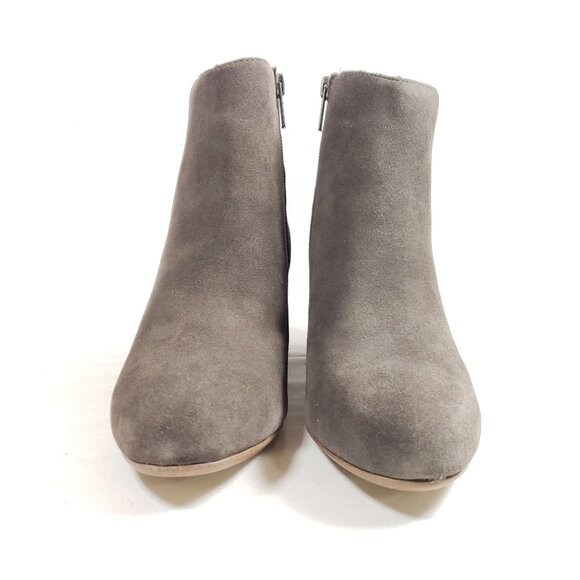 Holster Women's Size 8 Taupe Suede Ankle Boots With Block Heel - Picture 7 of 9